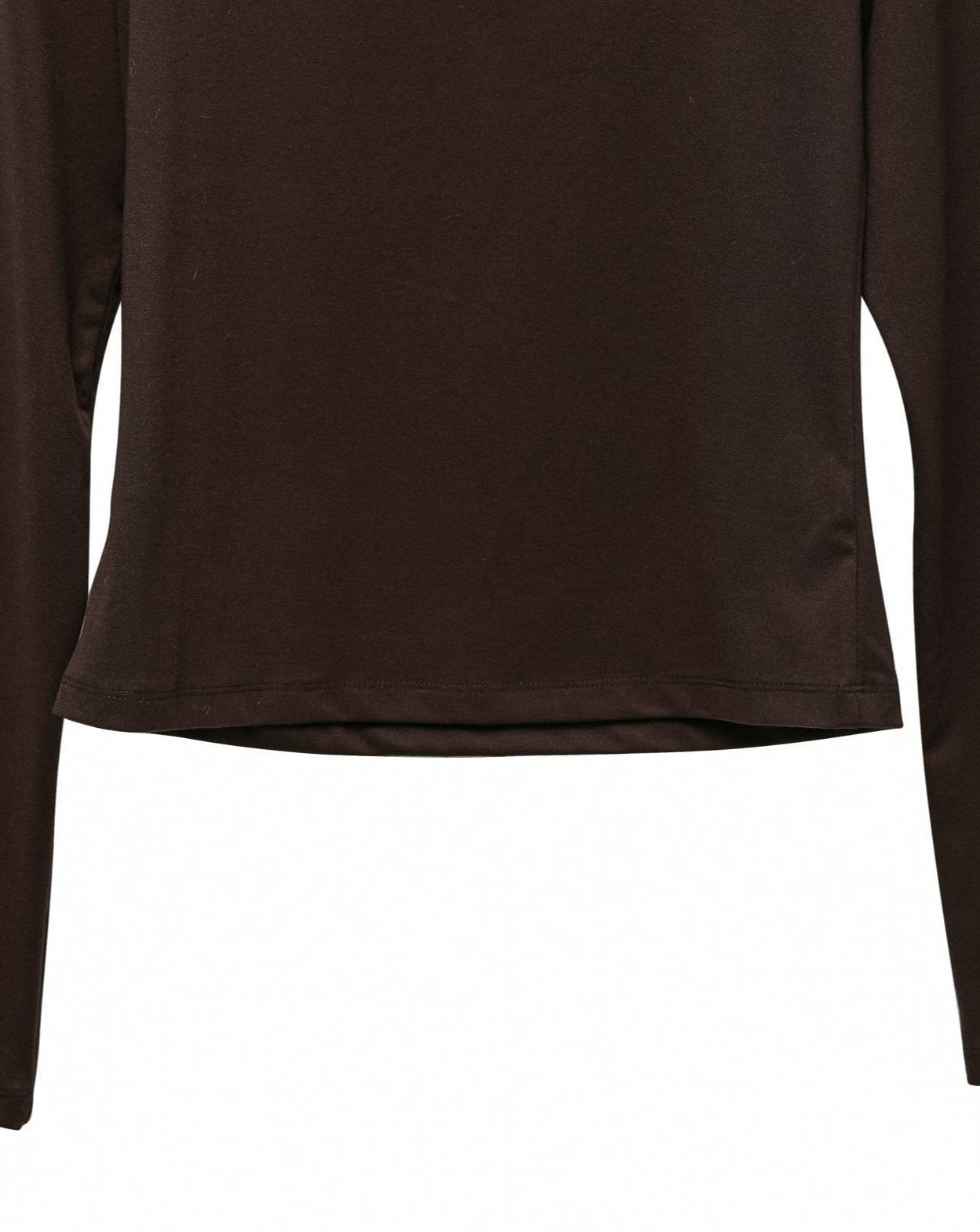 【PAPERMOON 페이퍼 문】SS / Boatneck Detail Long Sleeved T - Shirt