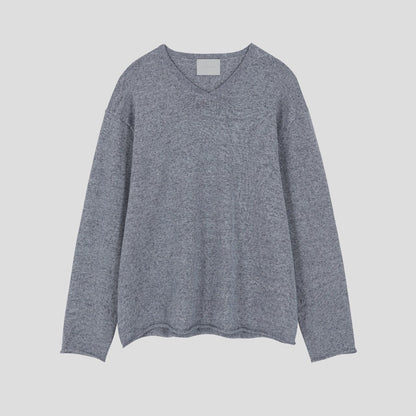 Sunset Linen V-Neck Knit