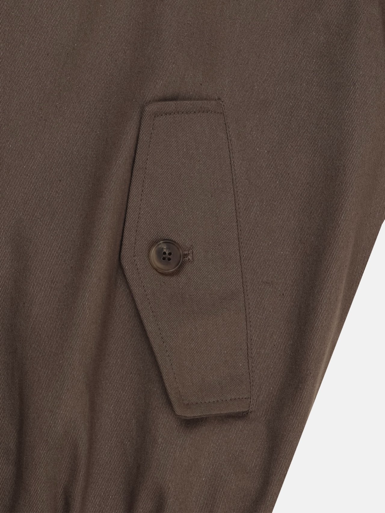 Contrast Collar Harrington Blouson