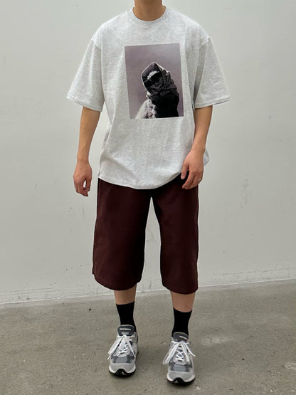 Masked Cat Graphic Tee