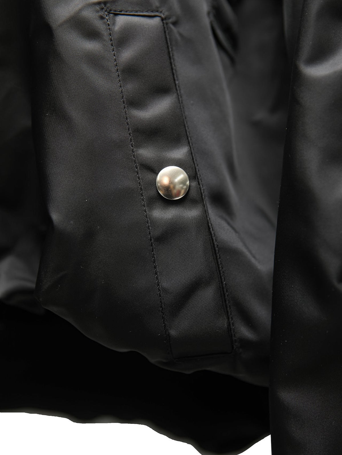 PAPERMOON Heavy Twill Nylon Cropped Balloon MA-1 Flight Jacket