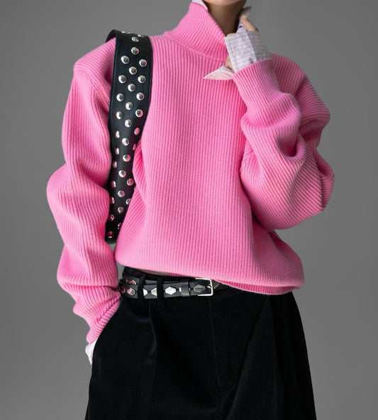 PAPERMOON Signature Wire-Structured Shoulder Knit