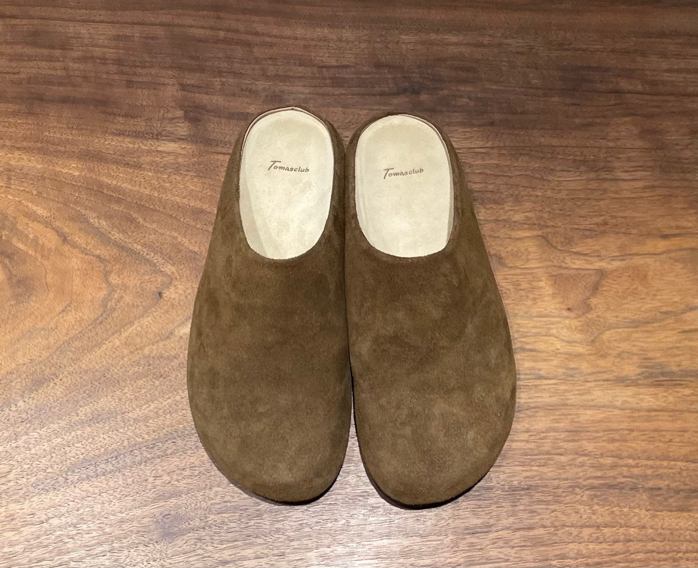 Italian Suede Leather Mule Sandals