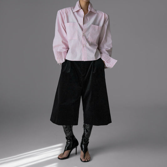 PAPERMOON Classic Corduroy Bermuda Pants