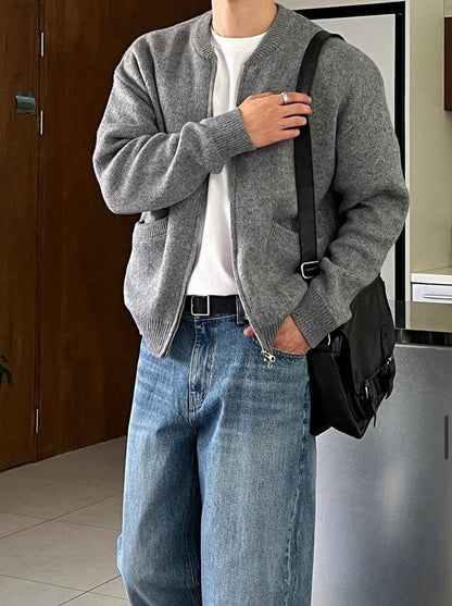 Knit Zip-Up