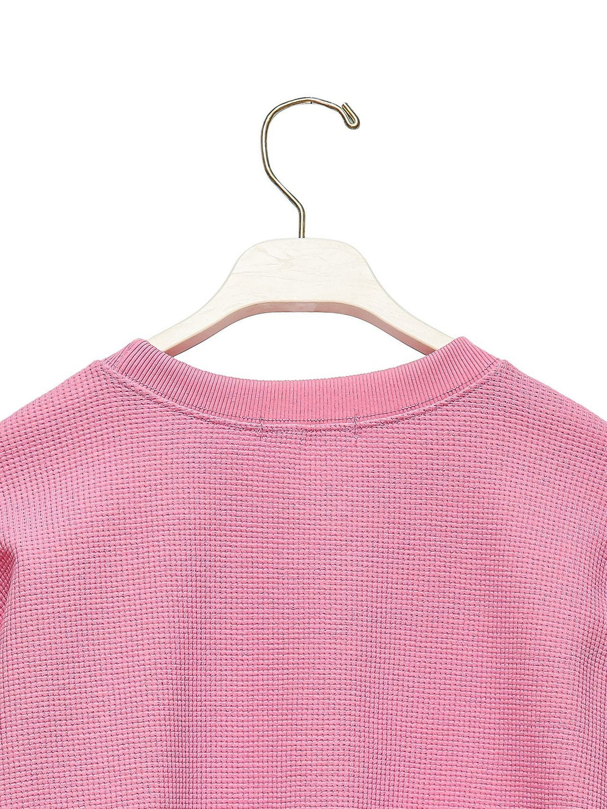 PAPERMOON ペーパームーン ワッフルファブリックオーバーサイズロングスリーブTシャツ