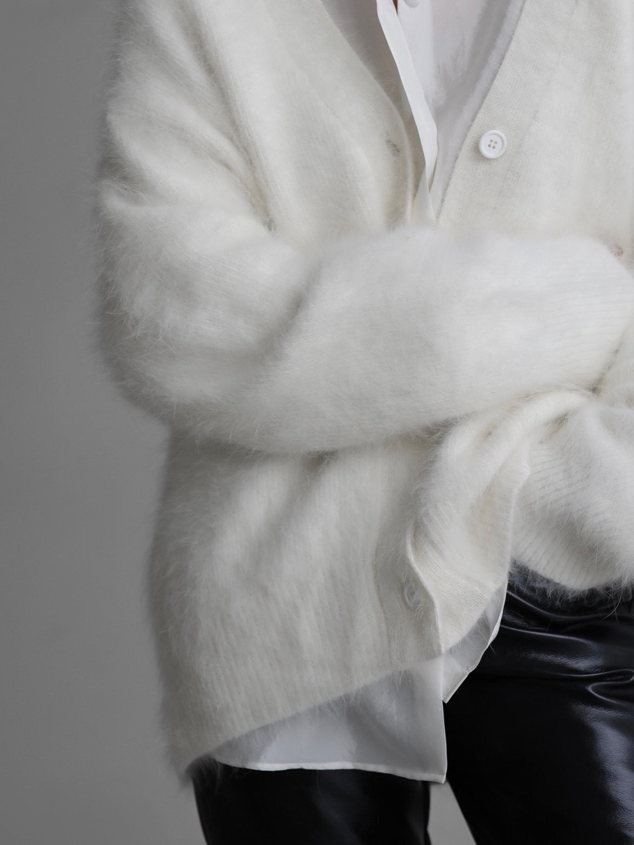 PAPERMOON ペーパームーン】AW / LUX Mink Angora Oversized Knit ...