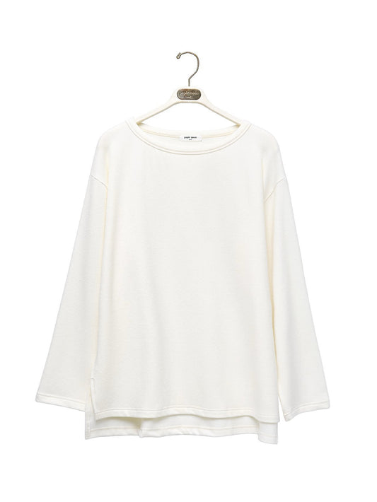 PAPERMOON ペーパームーン ソフトラウンジセットアップボートネックTシャツ