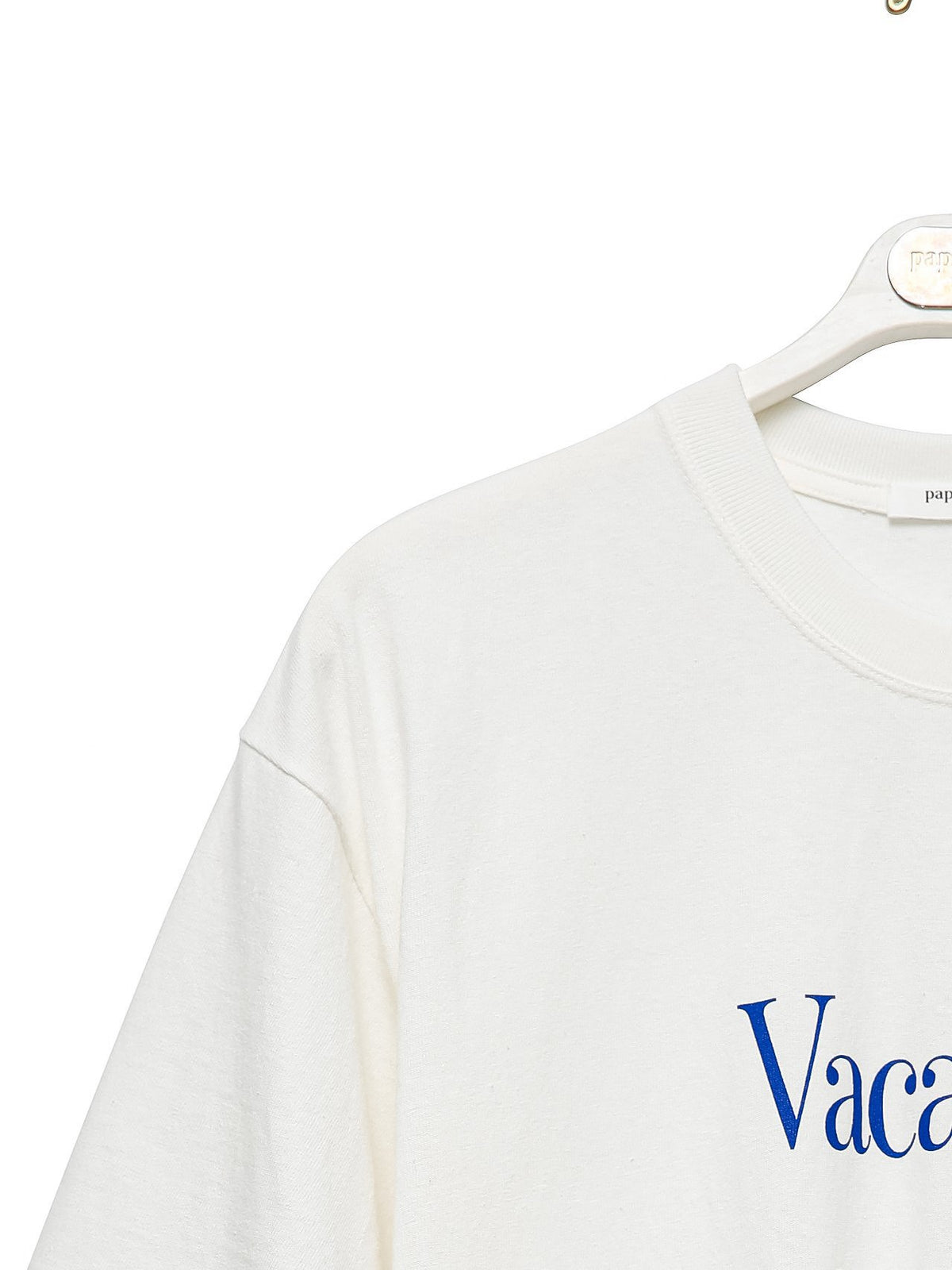 PAPERMOON ペーパームーン バケーションプリントピグメントTシャツ
