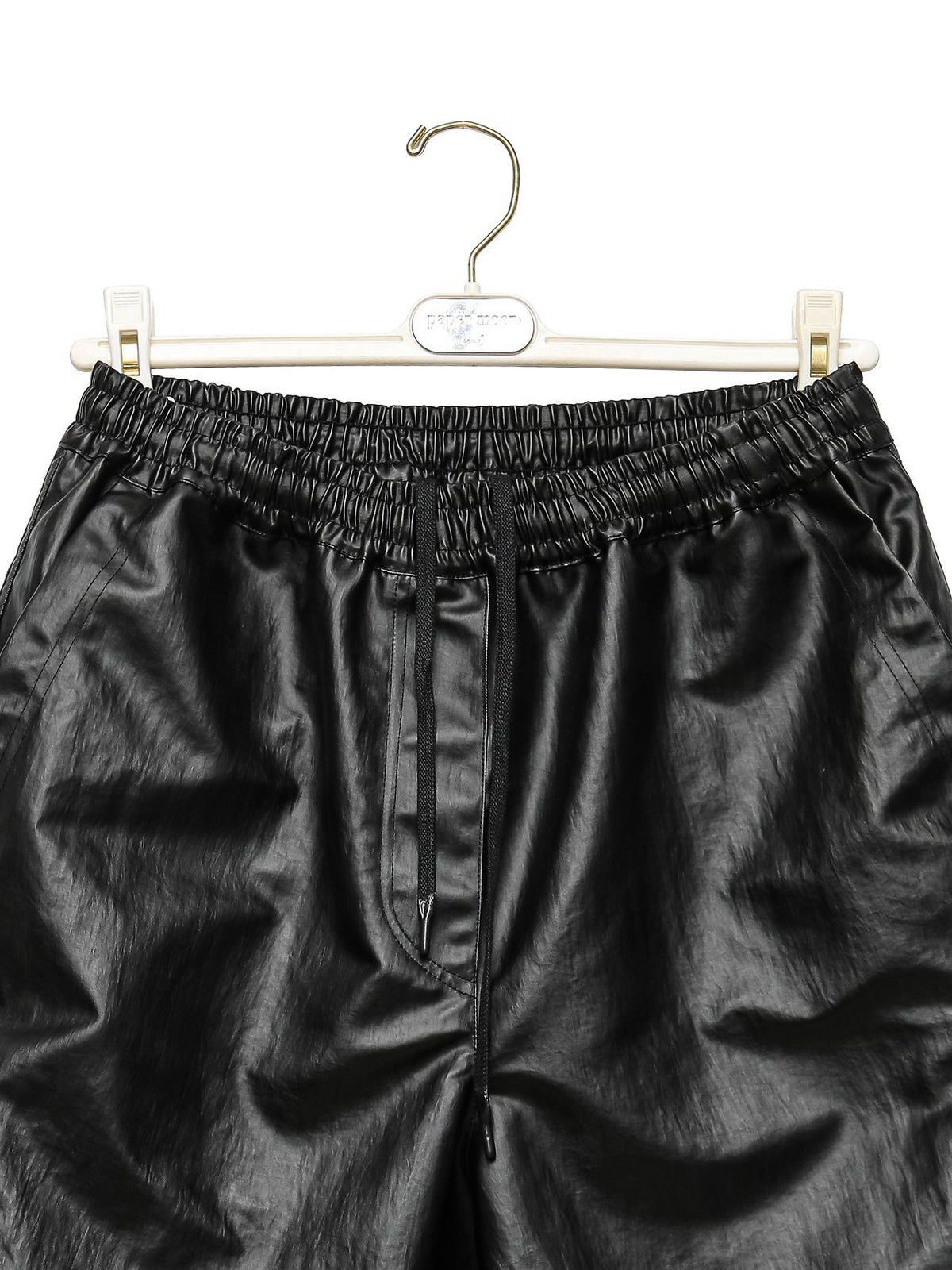 PAPERMOON ペーパームーン テックレザーバミューダパンツ