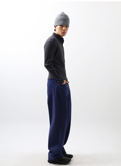 Label Dyeing Wide Pants