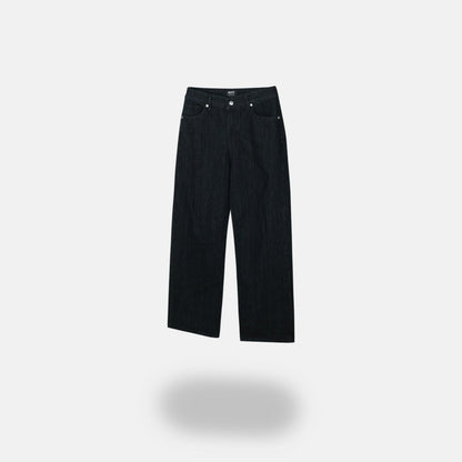 Luggage Ribbed Denim Set-up