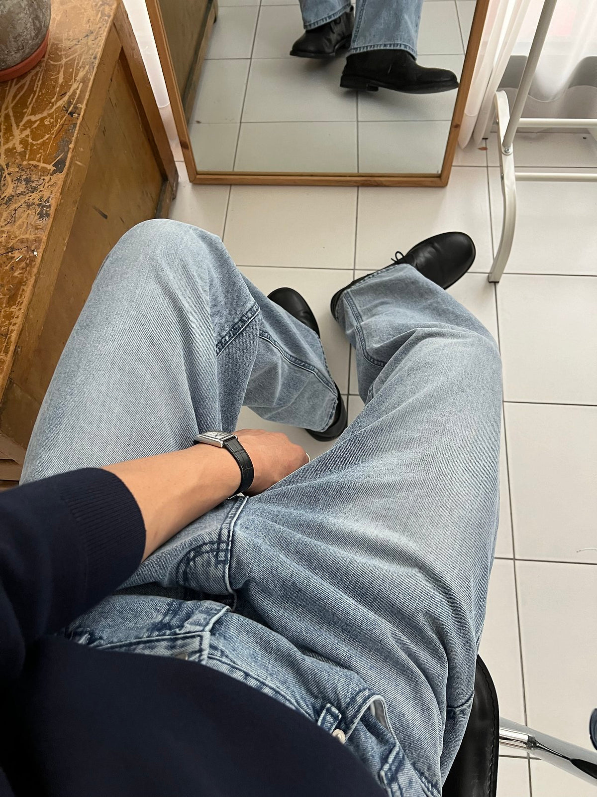 Bison Wide Denim Pants