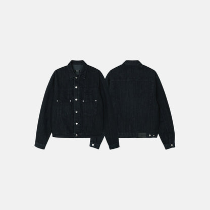 Luggage Ribbed Denim Jacket