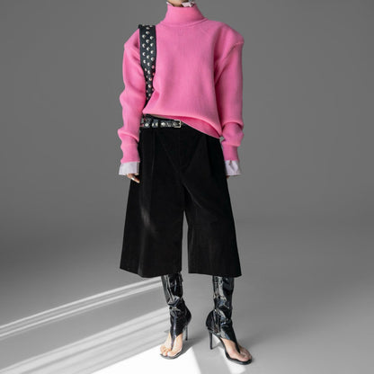 PAPERMOON Signature Wire-Structured Shoulder Knit