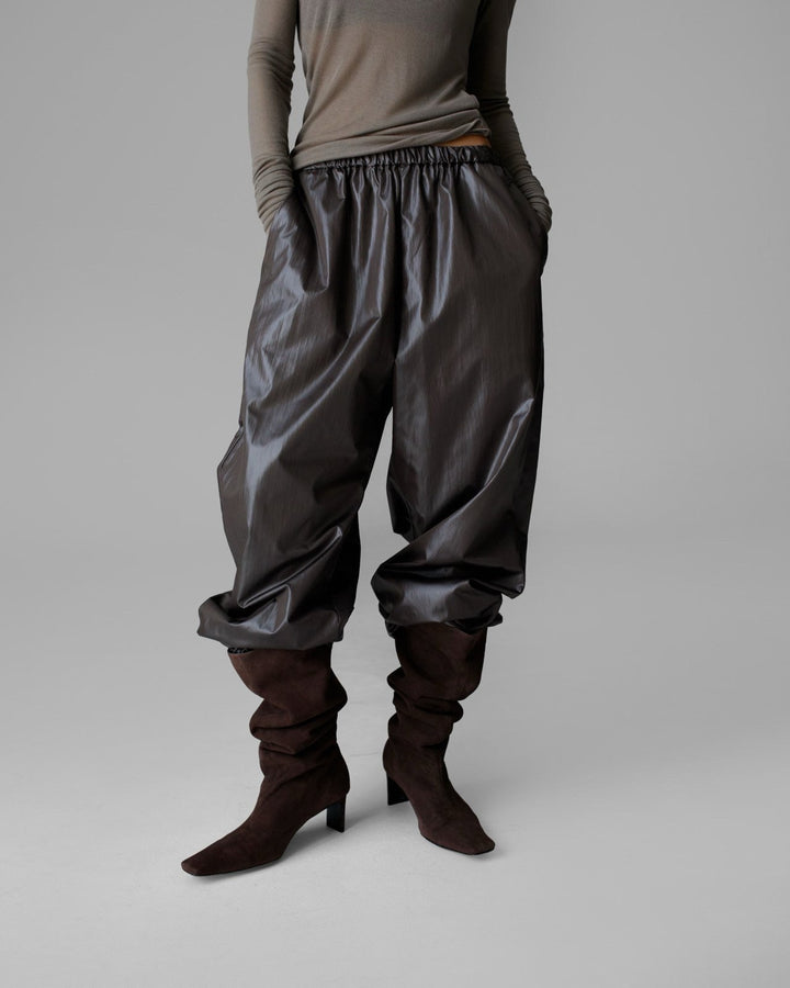 【PAPERMOON ペーパームーン】AW / Essential Coated Banding Pants