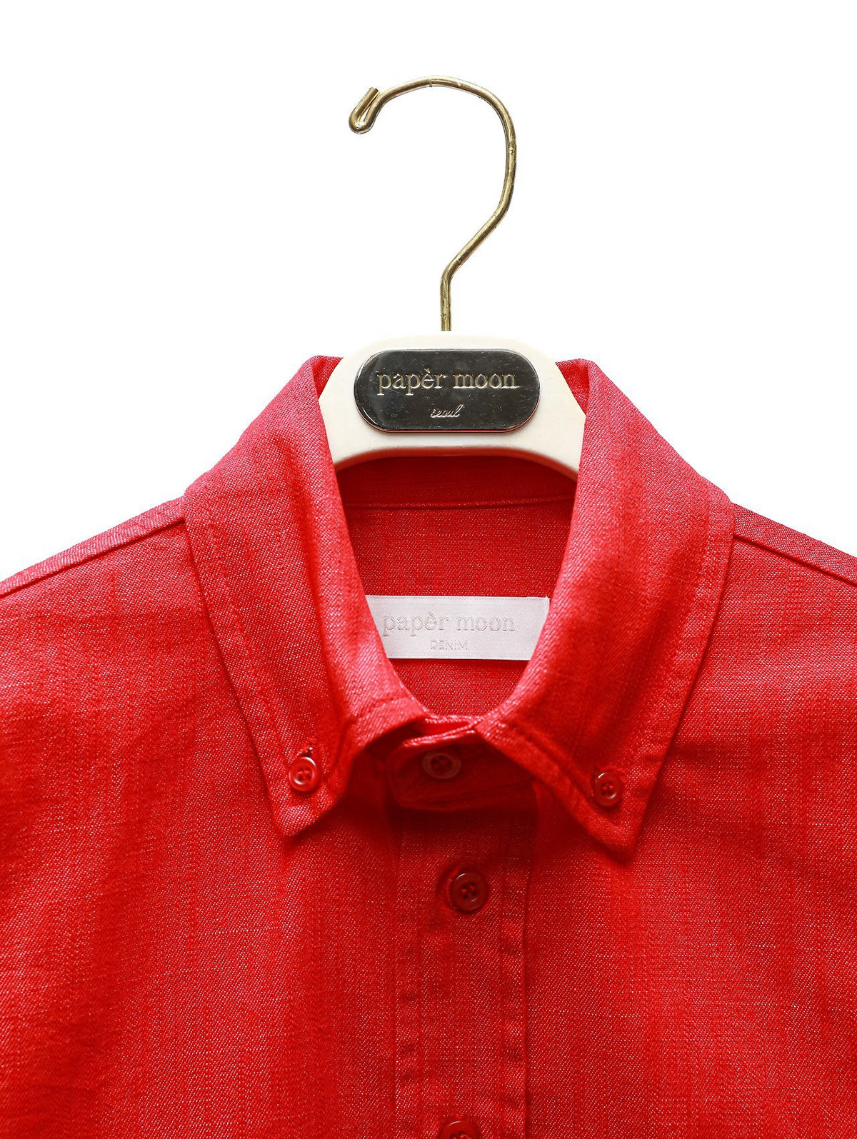 PAPERMOON Classic Slim Fit Denim Shirt