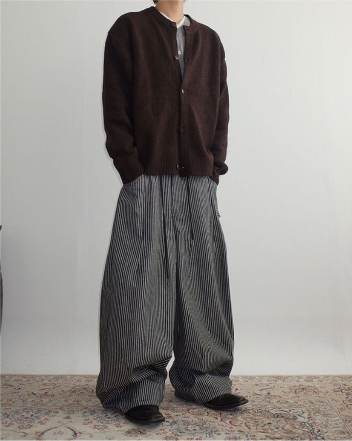 Stripe Hijaderu Balloon Pants