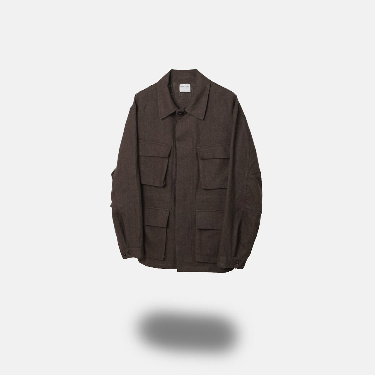 D'Air Linen Military Jacket