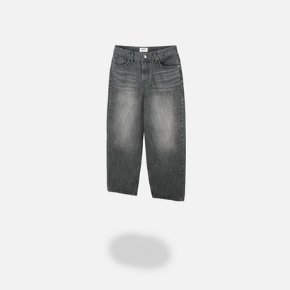 Deep Gray Brushed Denim