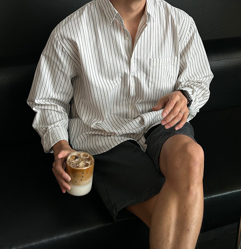 Air Seersucker Stripe Shirt
