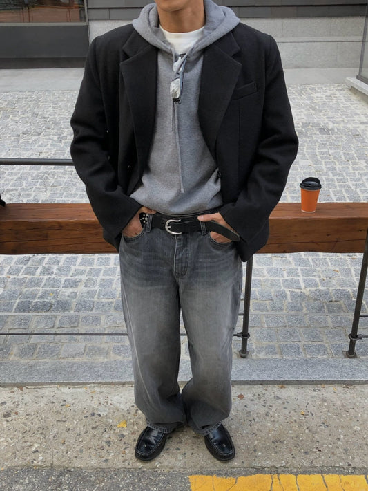 A-cut Double-breasted Jacket