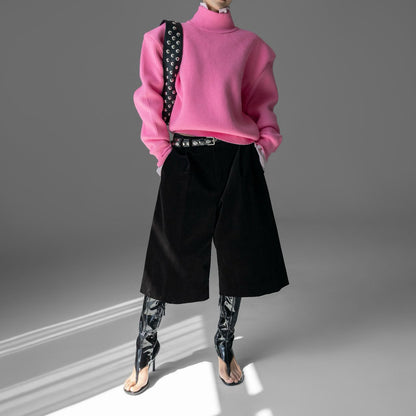 PAPERMOON Signature Wire-Structured Shoulder Knit