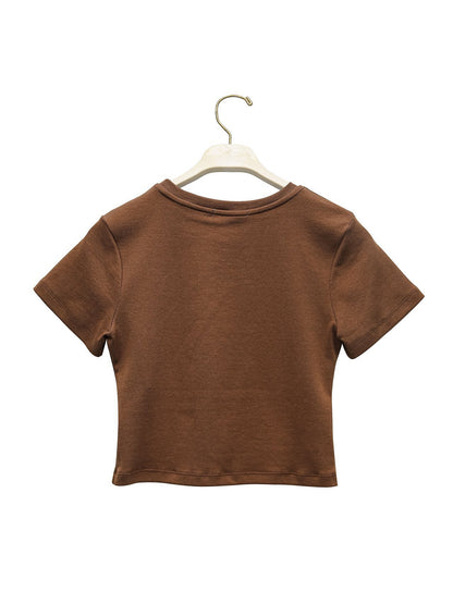 PAPERMOON ペーパームーン エッセンシャルクロップTシャツ