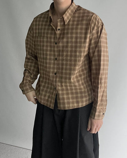 Spring Check Cropped Shirt