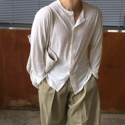 Acid Linen Cardigan