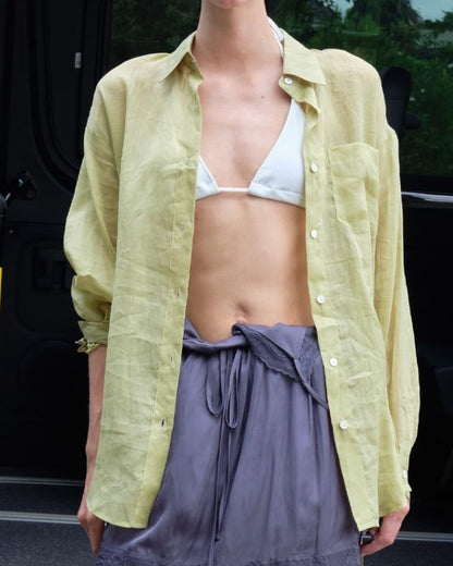 Washed Linen Shirt