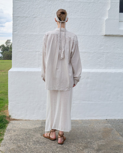 [A MA:DE 2026SS] Silhouette Blouse (2color)