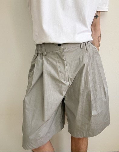 Creed Banding Two-Tuck Half Pants