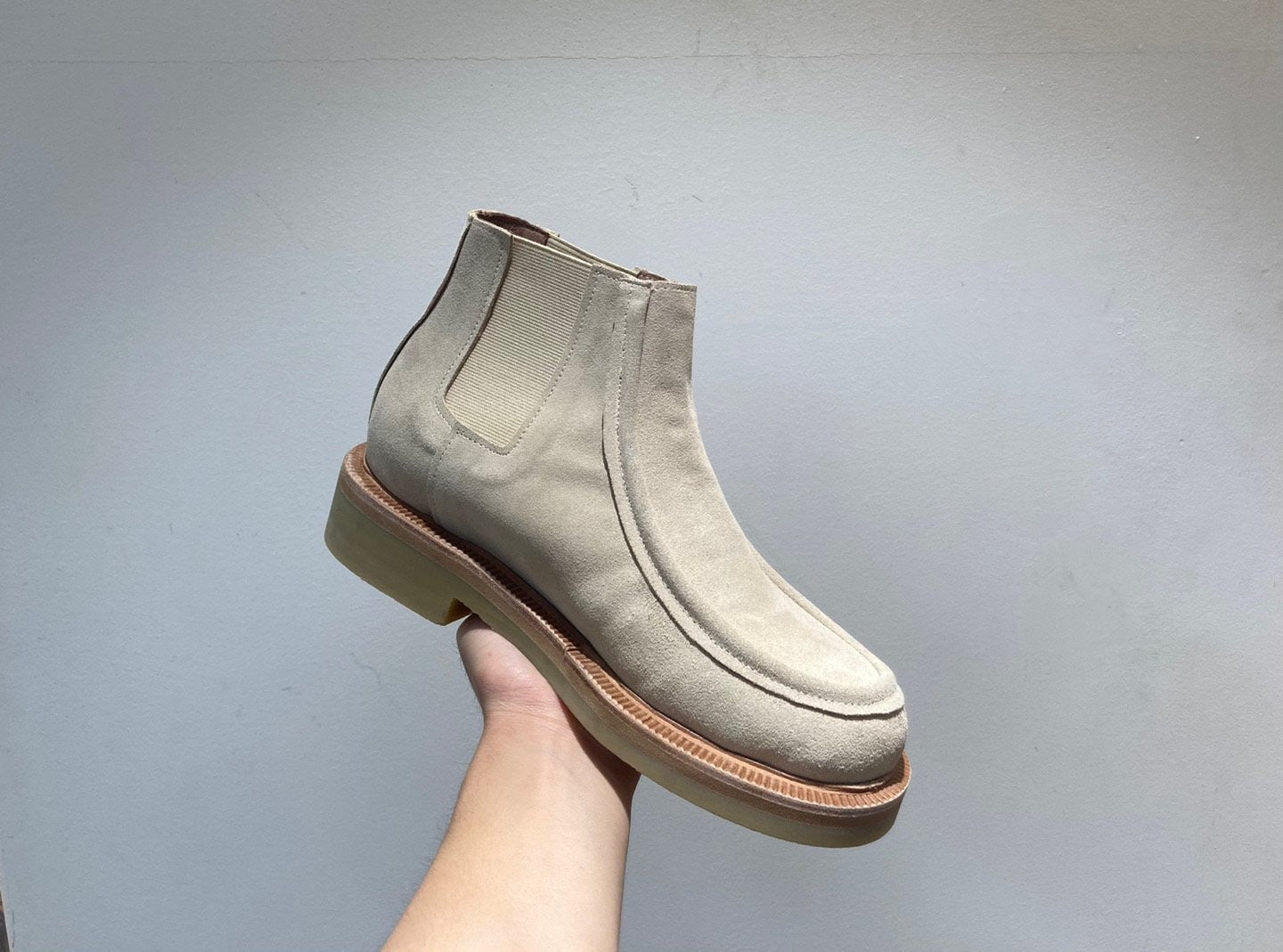 Yas Italian Suede Chelsea Boots