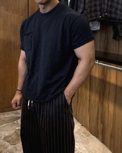Roy Cut Pocket Slub T-Shirt