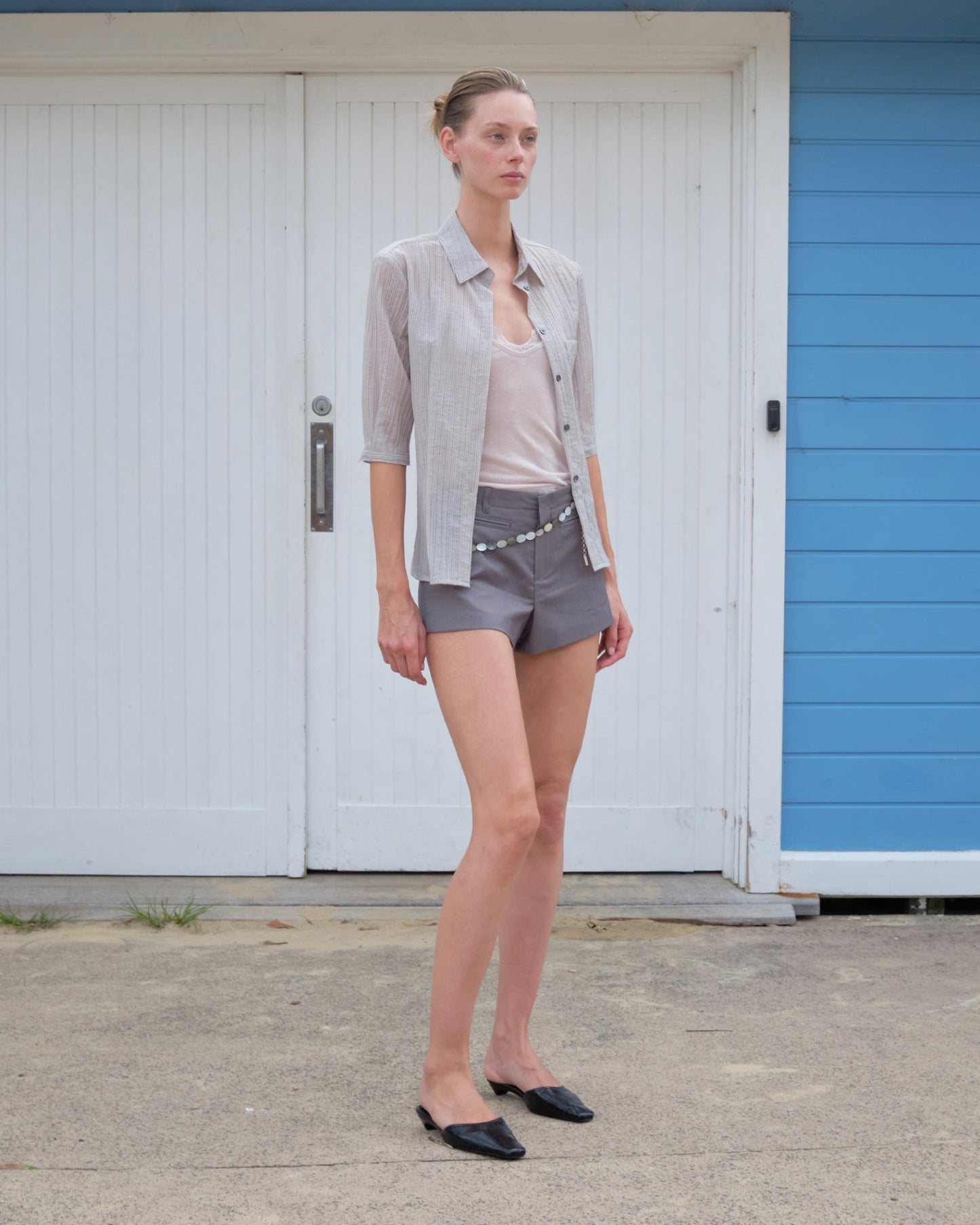 [A MA:DE 2026SS] Silhouette Blouse (2color)