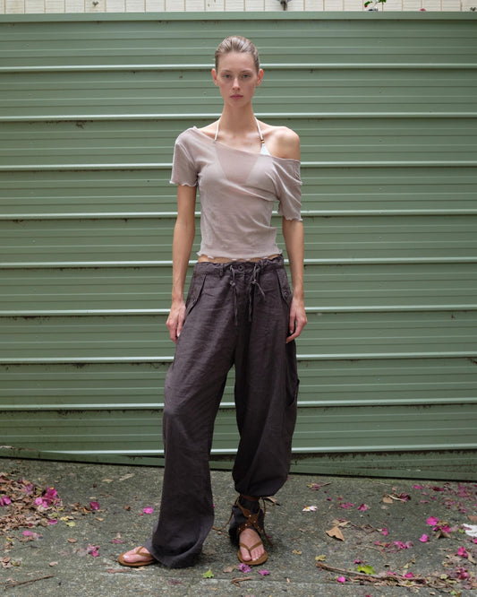 Velvet Linen Tee
