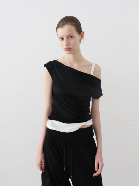 Boatneck Linen Tee