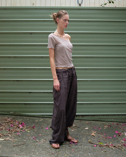 Velvet Linen Tee