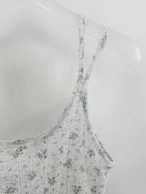 Flower Ribbed Sleeve