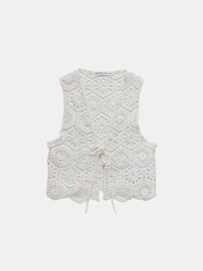 Beaded Crochet Vest