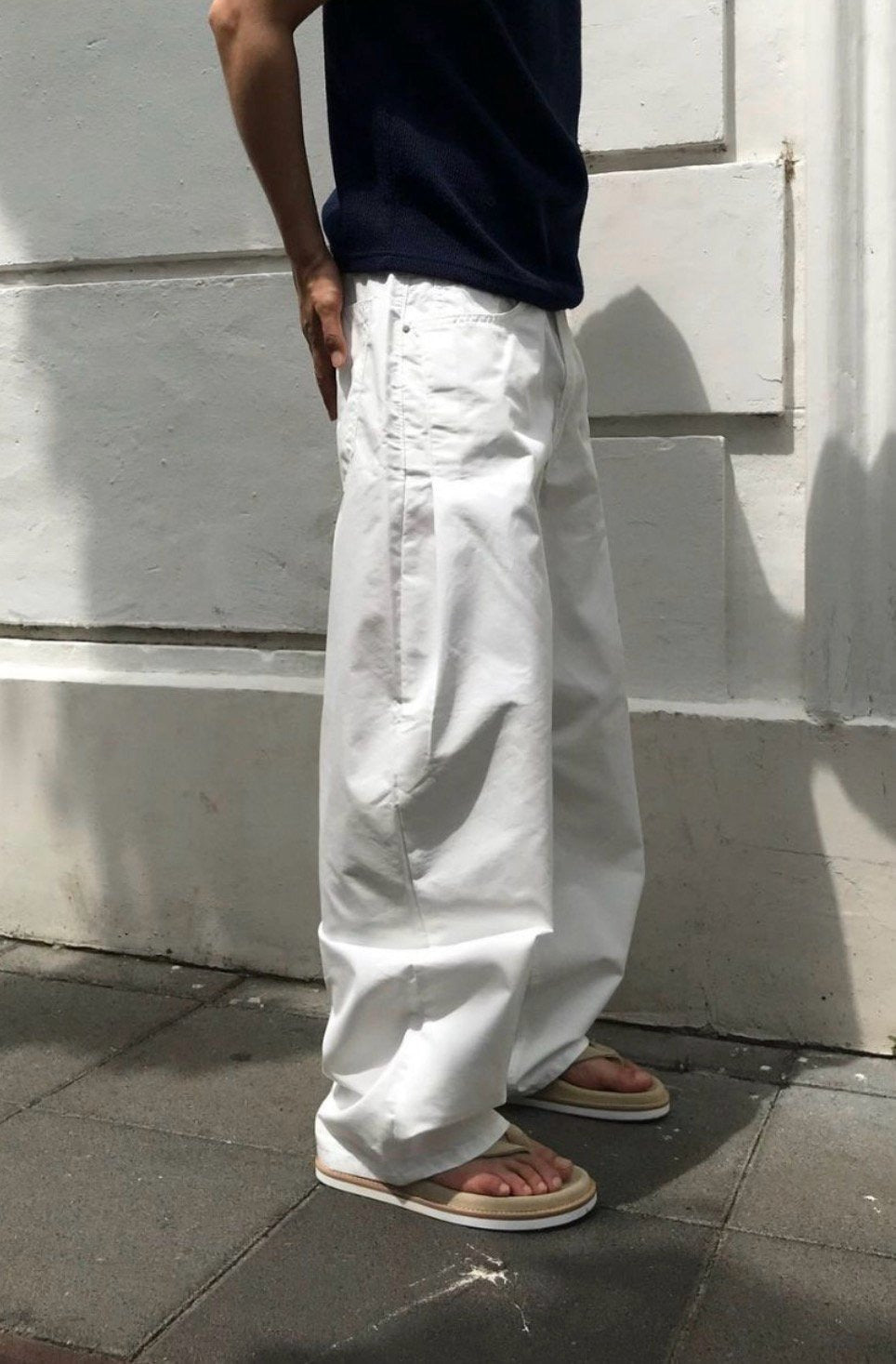Side Tuck Wide Pants