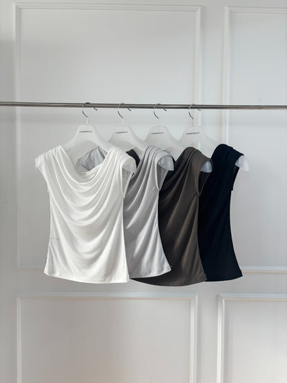 Boatneck Linen Tee