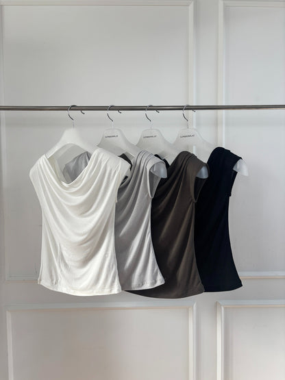 Boatneck Linen Tee