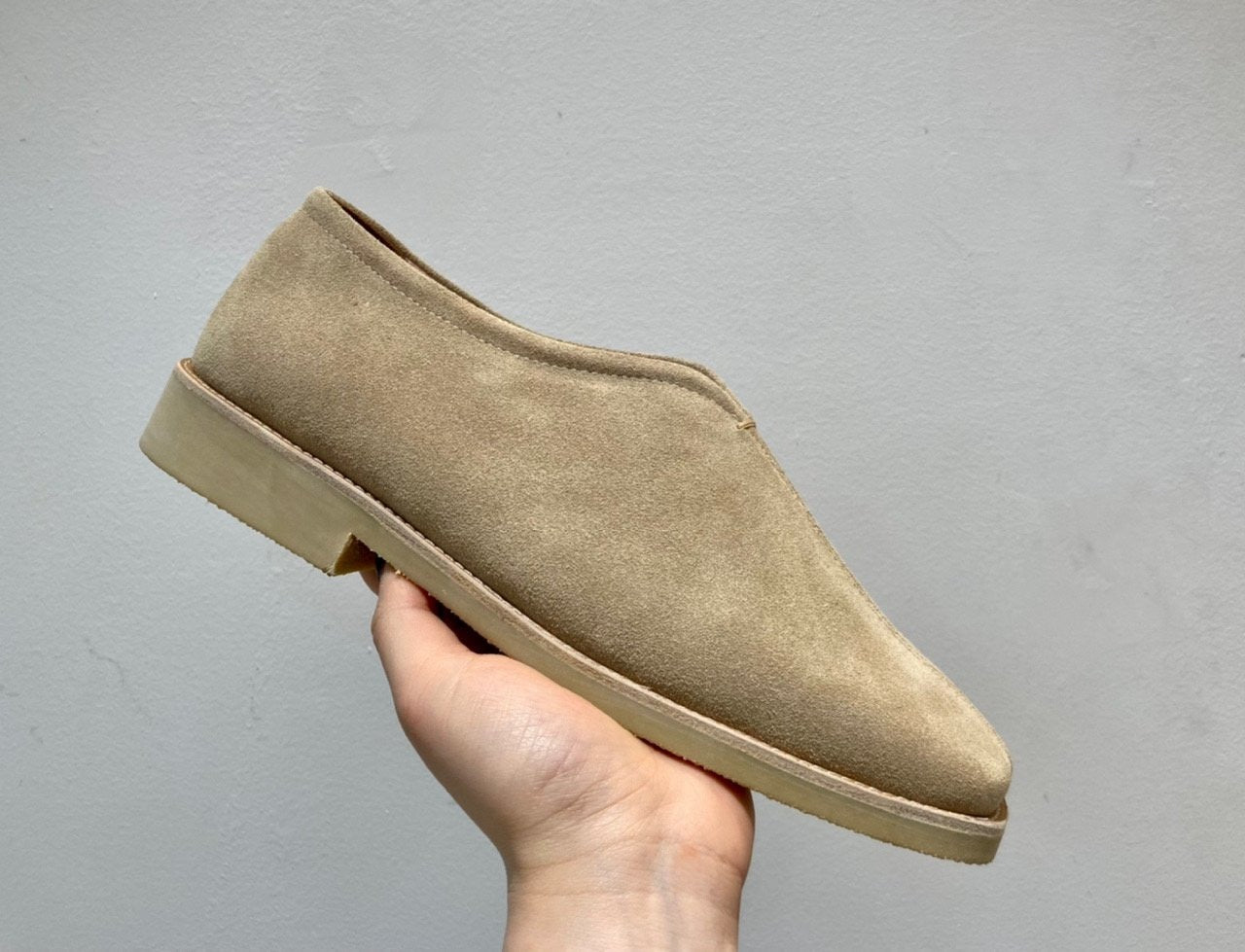 Suede Minimal Mule Loafer