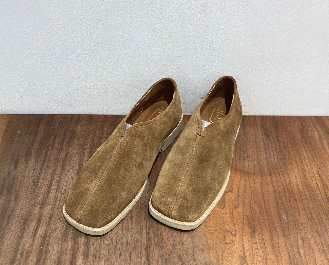 Suede Minimal Mule Loafer