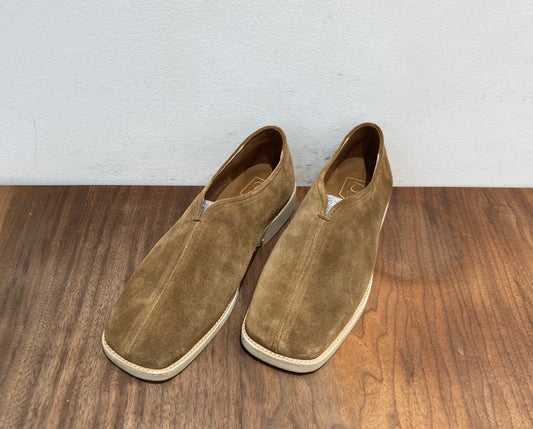 Suede Minimal Mule Loafer
