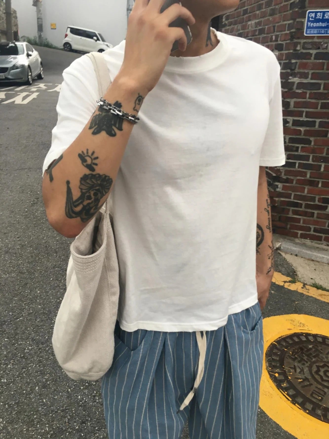 3パック エッセンシャル UネックTシャツ