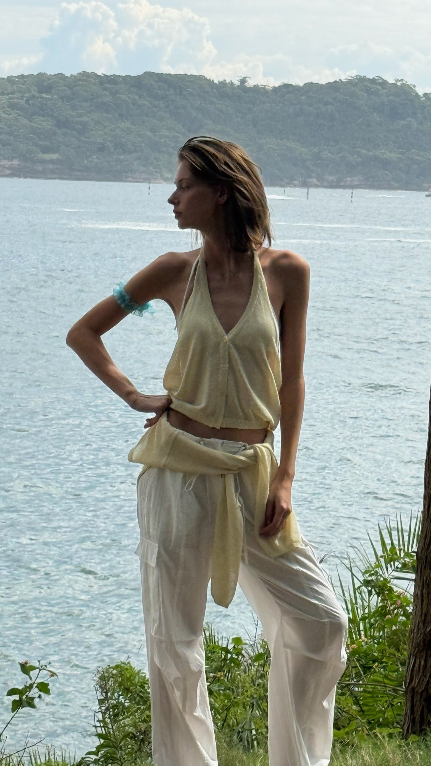 Paper Halter Top