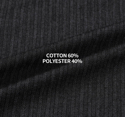 Herringbone Two-Tuck Wide Slacks